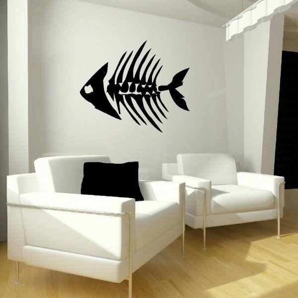 Black-and-white-interior-design-ideas-wall-mural-living-room-ideas