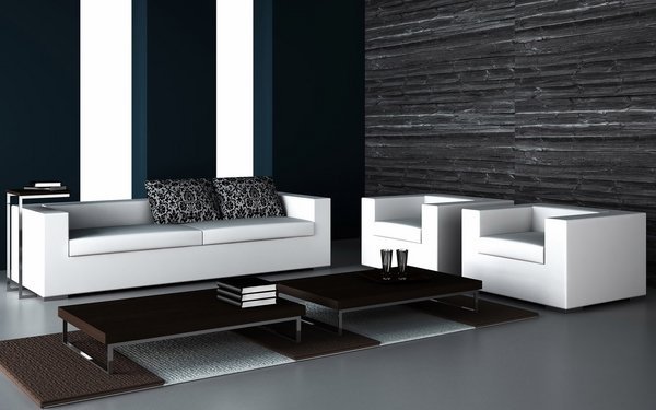 black-and-white-living-room-design-white-sofa-armchairs-black-coffee-tables