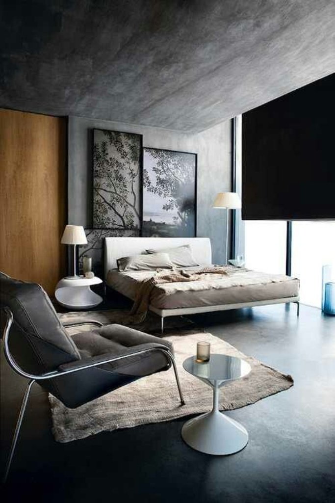 Serene-Industrial-Bedroom